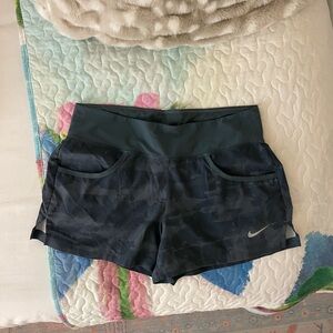Nike Women's Dark Blue Athletic Shorts